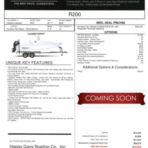 2027 Robalo R200 Center Console