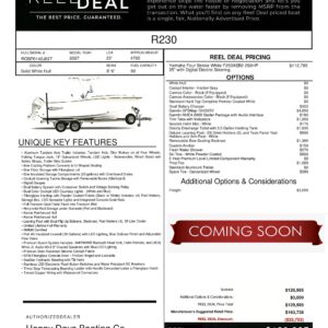 2027 Robalo R230 Center Console