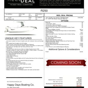 2027 Robalo R250 Center Console